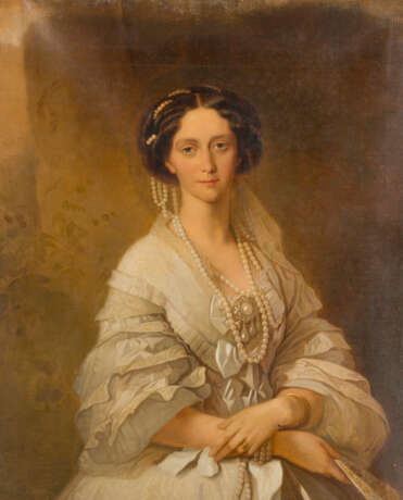 FRANZ XAVER WINTERHALTER (NACH) PORTRÄT DER KAISERIN MARIA ALEXANDROWNA (KOPIE) - Foto 1