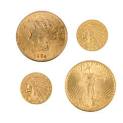 USA/GOLD - Lot mit 20 Dollars 1924 St. Gaudens,