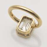 Emerald Cut Diamant Ring - photo 3