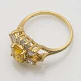 Ring mit Saphiren und Diamanten - photo 2