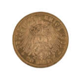 Württemberg/GOLD - 20 Mark 1900 F, Wilhelm II., - фото 2