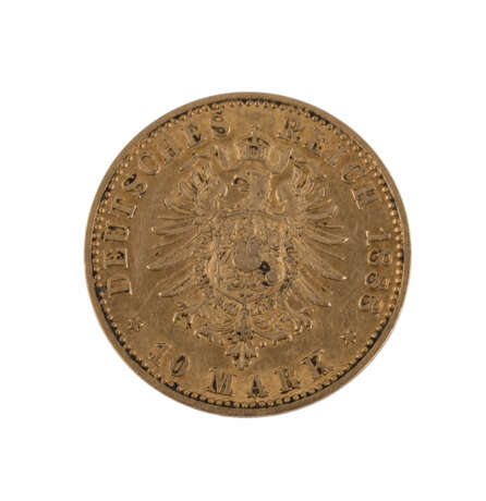 Preussen/GOLD - 10 Mark 1888 A, Friedrich Wilhelm III., - Foto 2