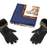 Paar Roeckl Handschuhe und Seidentuch - photo 1