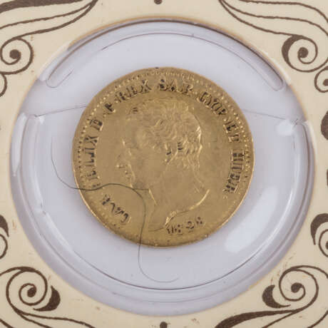 Sardinien - 20 Lire, 1828, - Foto 2