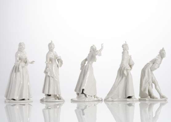 Zehn Figuren aus der Commedia dell'Arte - photo 5