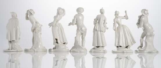 Sechs Figuren aus der Commedia dell'Arte - photo 3