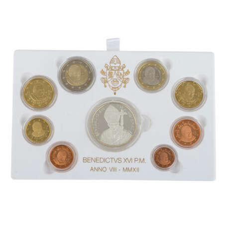 Vatikan - KMS 2012, mit 20 Euro Münze, nur 13.000 Auflage, - Foto 2