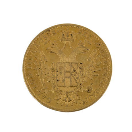 Österreich/GOLD - Münzprägungen für die Erblande - Dukat 1848 A Wien, - фото 2