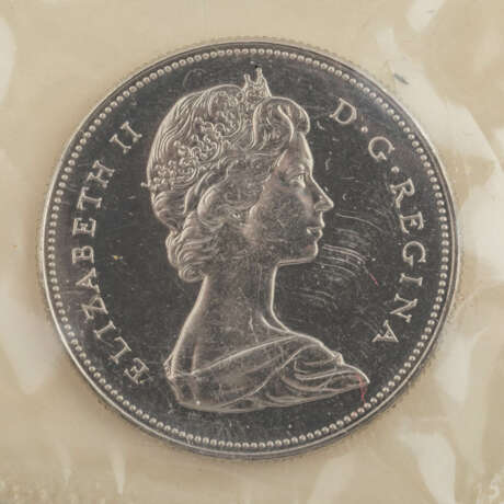Silberkonvolut mit unter anderem Kanada 3 x 10 Dollars 1976 Montreal, - фото 3