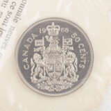 Silberkonvolut mit unter anderem Kanada 3 x 10 Dollars 1976 Montreal, - Foto 4