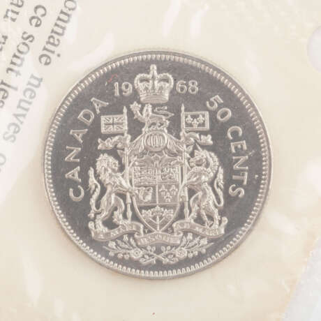 Silberkonvolut mit unter anderem Kanada 3 x 10 Dollars 1976 Montreal, - photo 4