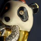 Bague en or avec diamants Panda Gold Other style 21th century - Foto 6