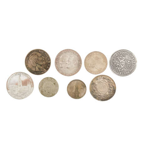 Sammlung von Münzen, dabei Silbermünzen Thematik - Foto 3