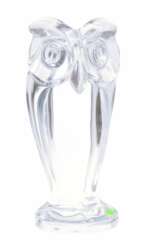 Objet design en verre Hibou 