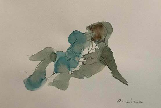 Serhiy Reznichenko Watercolor Nude Sketch 21st Century Paper 21th century - photo 1