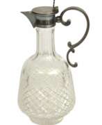 Übersicht. Carafe Art Nouveau en cristal avec finition argent&eacute;e 84e &eacute;preuve 