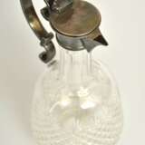 Crystal Art Nouveau decanter with silver finish 84th proof Crystal 19th century - photo 4