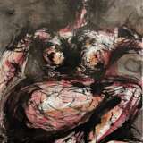 Ulla Martinmaki Nude Painting Mixed Media 21st Century Finland Paper 21th century - photo 1