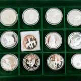 WWF - Sammlung von 36 Silbermünzen, - photo 4