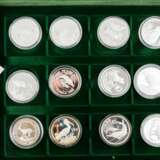 WWF - Sammlung von 36 Silbermünzen, - фото 5