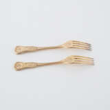 VERMEIL SILVER FRUIT CUTLERY FOR ELEVEN PEOPLE - photo 3