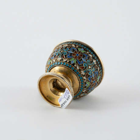 Sazikov. SILVER CHARKA WITH CLOISONÉ DECOR - photo 6