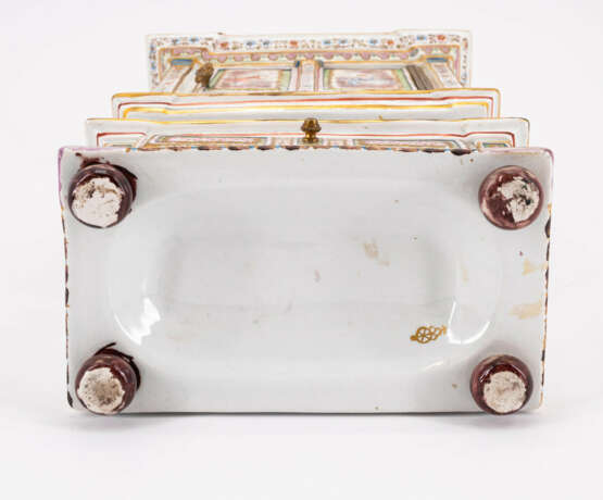 France. MINIATURE FAIENCE PORCELAIN BUFFET CABINET - photo 7