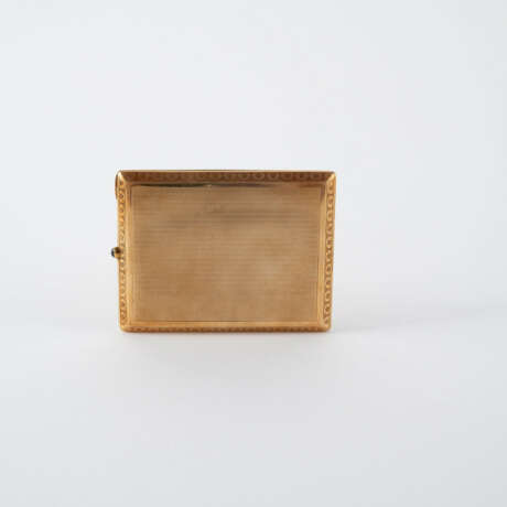 GOLD CIGARETTE CASE WITH SAPPHIRE CABOCHON - фото 7