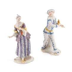 Nymphenburg. Lucinda und Pierrot aus der 'Commedia dell'Arte'