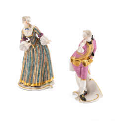 Nymphenburg. PORCELAIN ISABELLA AND OCTAVIO FROM THE 'COMMEDIA DELL'ARTE'