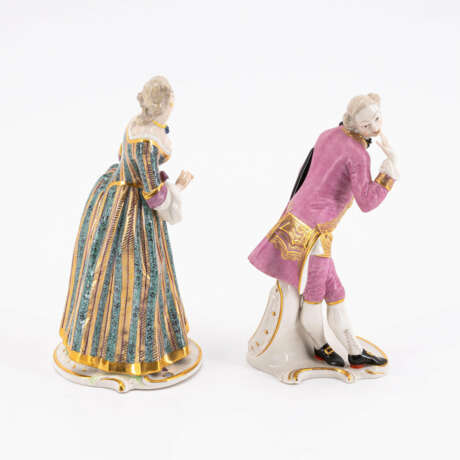 Nymphenburg. PORCELAIN ISABELLA AND OCTAVIO FROM THE 'COMMEDIA DELL'ARTE' - photo 4