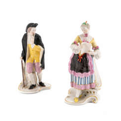 Nymphenburg. Anselmo und Corine aus der 'Commedia dell'Arte'