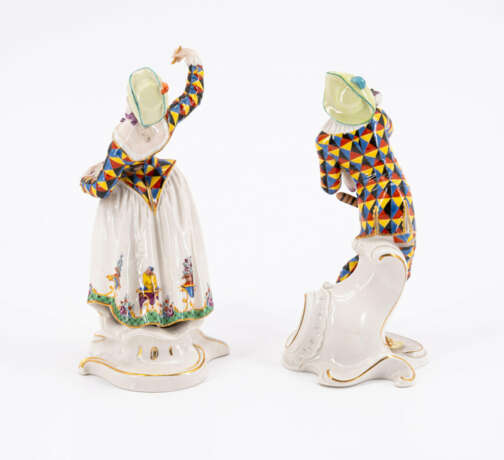 Nymphenburg. PORCELAIN MEZZETINO AND LALAGE FROM THE 'COMMEDIA DELL'ARTE' - фото 3