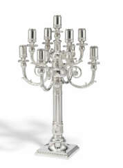 Robbe & Berking. EXCEPTIONALLY LARGE SILVER GIRANDOLE WITH ACANTHUS DECOR