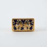 Hanau. SMALL RECTANGULAR GOLD BOX WITH ENGRAVED DECOR AND ENAMEL - фото 6