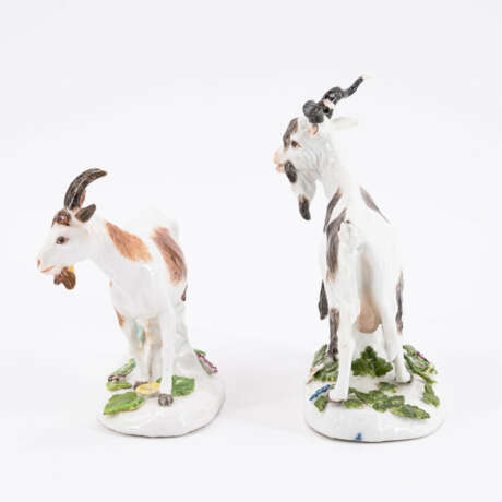 Meissen. PORCELAIN FIGURINE OF A GOAT AND BILLY GOAT - фото 2