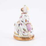 Meissen. RARE PORCELAIN BOX IN THE SHAPE OF A SEATED TURK - photo 2