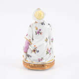 Meissen. RARE PORCELAIN BOX IN THE SHAPE OF A SEATED TURK - photo 3