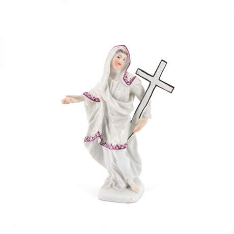 Meissen. SMALL PORCELAIN FIGURINE OF AN ALLEGORY "THE FAITH" - фото 1