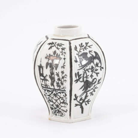 Meissen. PORCELAIN TEA CADDY WITH SILVER CHINESE - photo 5