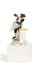 Meissen. PORCELAIN FIGURINE OF THE BUTCHER FROM THE "CRIS DE PARIS"