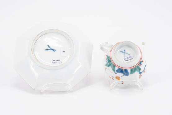 Meissen. OCTOGONAL PORCELAIN CUP AND FITTING SAUCER WITH CONTINUOUS KAKIEMON DECOR - photo 6