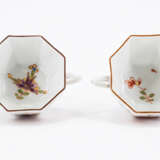 Meissen. PAIR OF OCTAGONAL DOUBLE-HANDLED PORCELAIN CUPS - photo 5