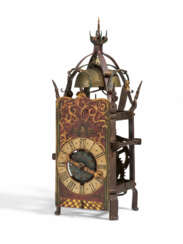 Presumably Switzerland. EARLY IRON CLOCK