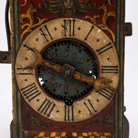 Presumably Switzerland. EARLY IRON CLOCK - photo 5