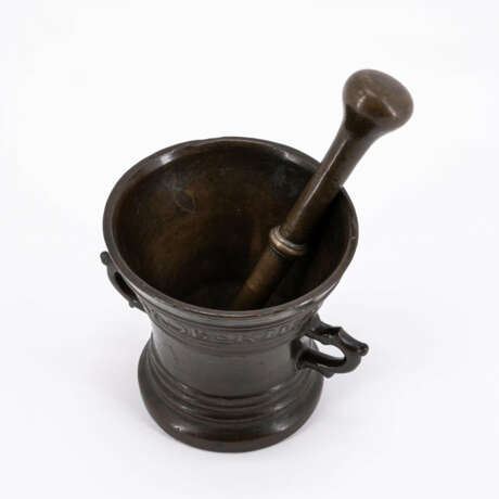 Niederlande oder Niederrhein. BRONZE MORTAR AND PESTLE - фото 7