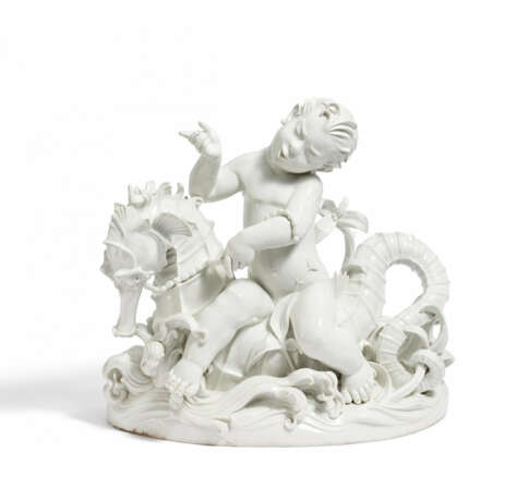 Aelteste Volkstedter Porcelain Manufactroy. Volkstedt. LARGE PORCELAIN FIGURINE WASSERIDYLL - photo 1