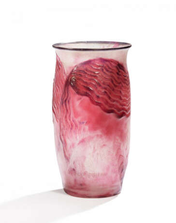 Gabriel Argy-Rousseau. ART DECO GLASS VASE "LA CHEVELURE HAUT" - photo 1