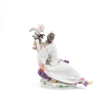 Meissen. PORCELAIN FIGURINE MOOR WITH COCKATOO - фото 1