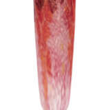 Charles Schneider, Charles. "Schneider".. LARGE CLUB-SPAPED GLASS VASE "JADES" - photo 1